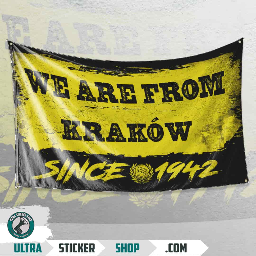 We are from Kraków since 1942 Flagge