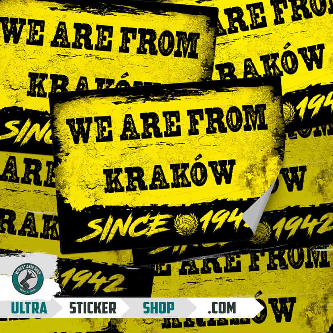 We are from Kraków since 1942 Aufkleber