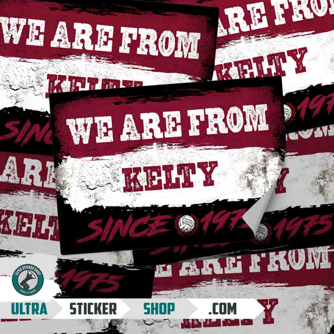 We are from Kelty since 1975 Nalepnice