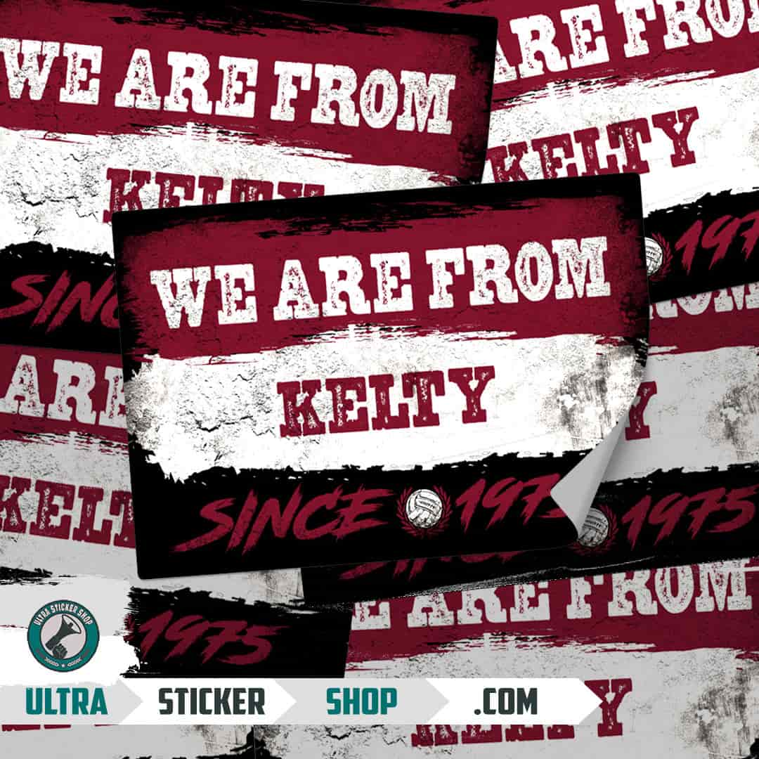 We are from Kelty since 1975 Nalepnice