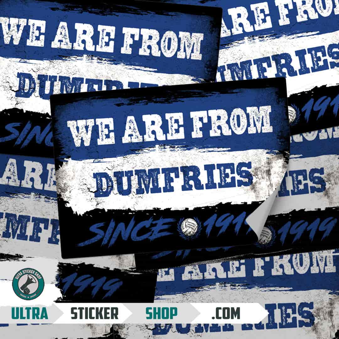 We are from Dumfries since 1919 Aufkleber