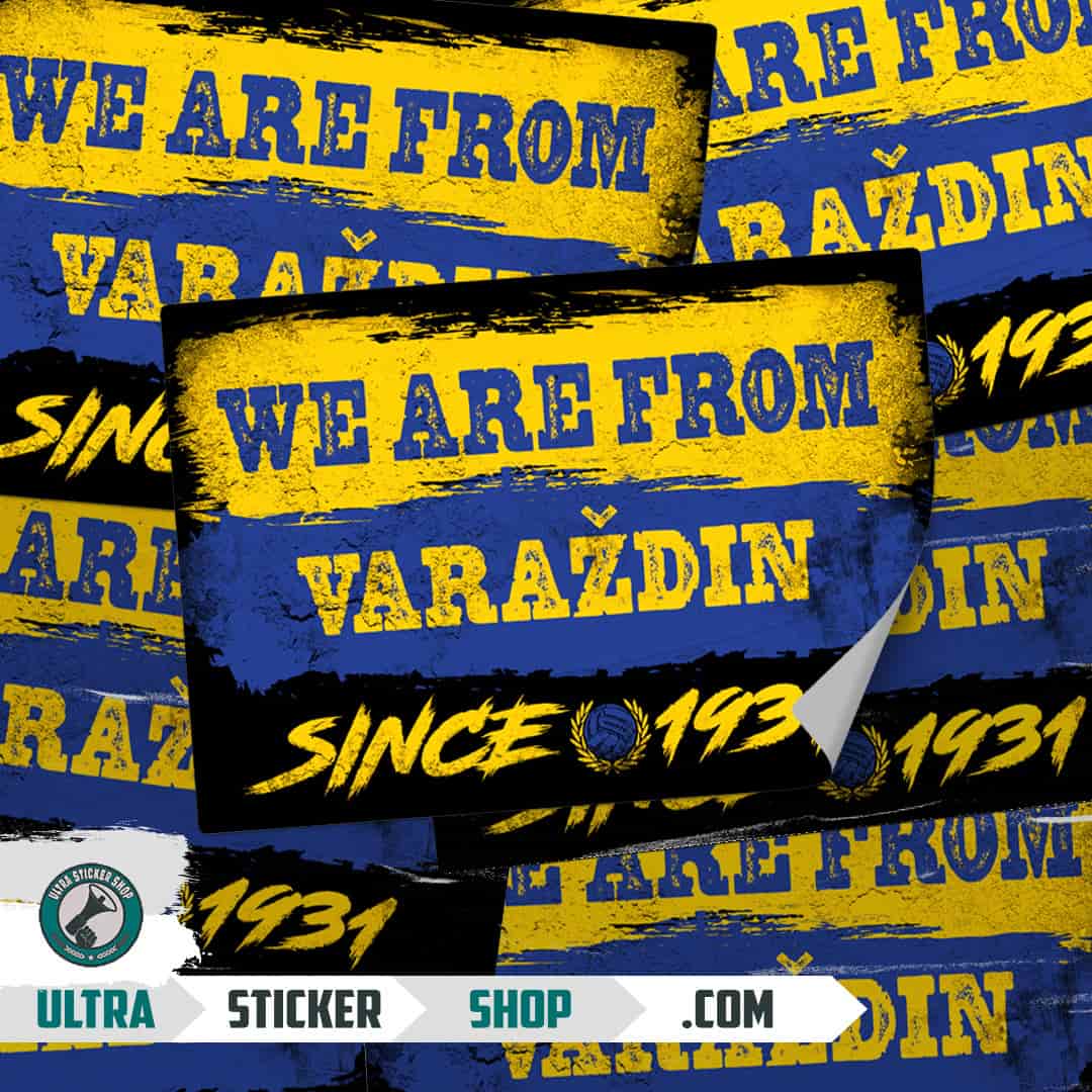 We are from Varaždin since 1931 Nalepnice