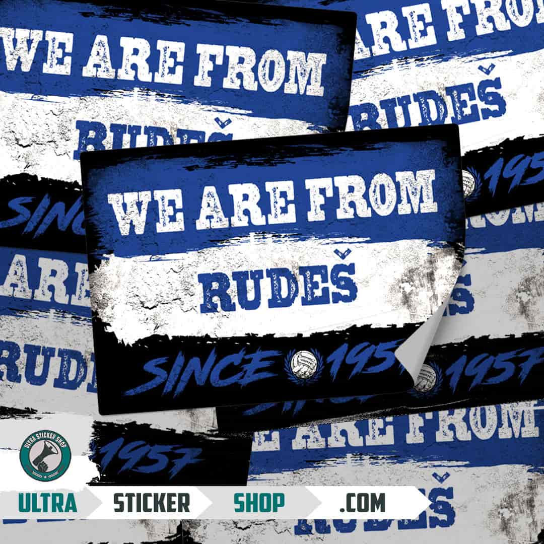 We are from Rudeš since 1957 Nalepnice