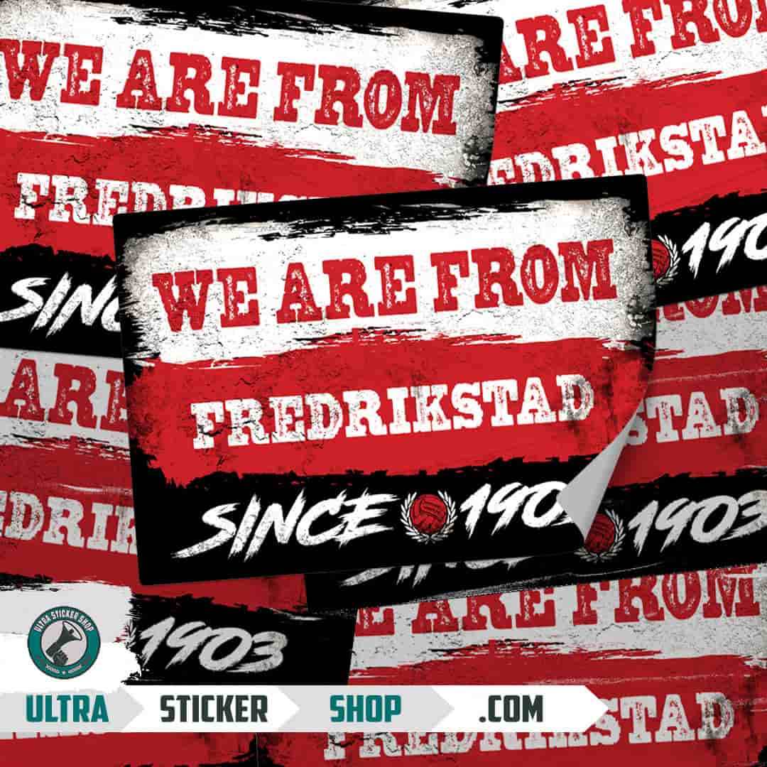 We are from Fredrikstad since 1903 Nalepnice