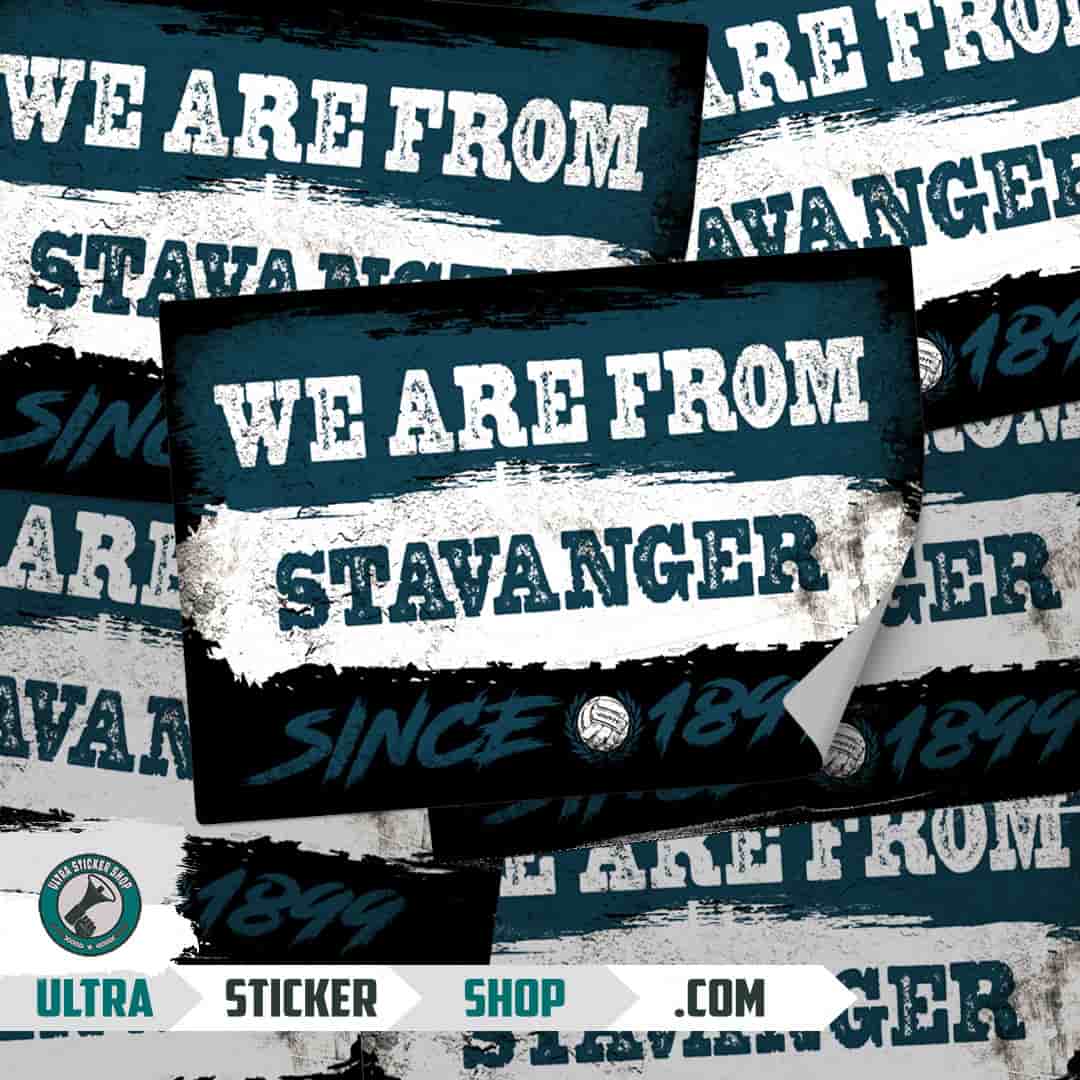 We are from Stavanger since 1899 Nalepnice