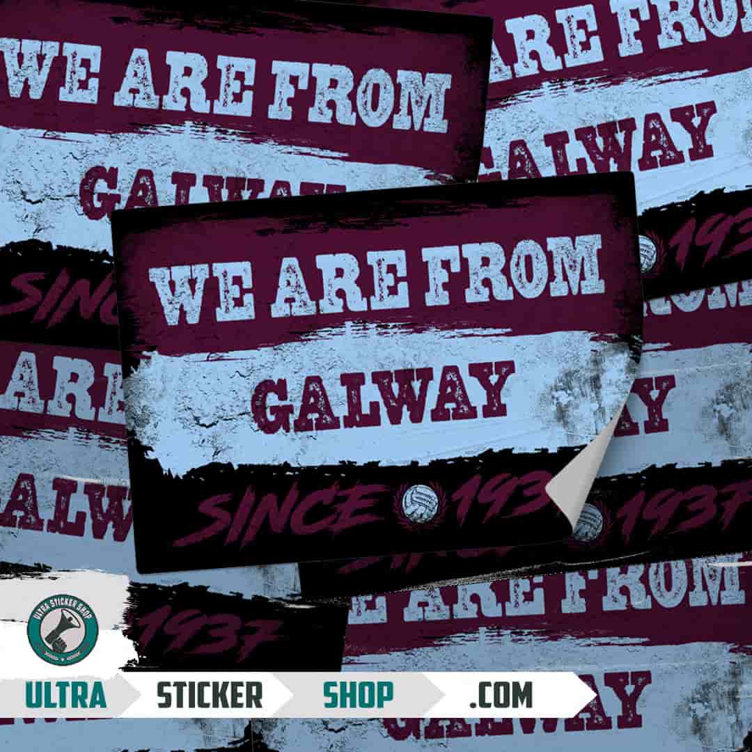 We are from Galway since 1937 Aufkleber