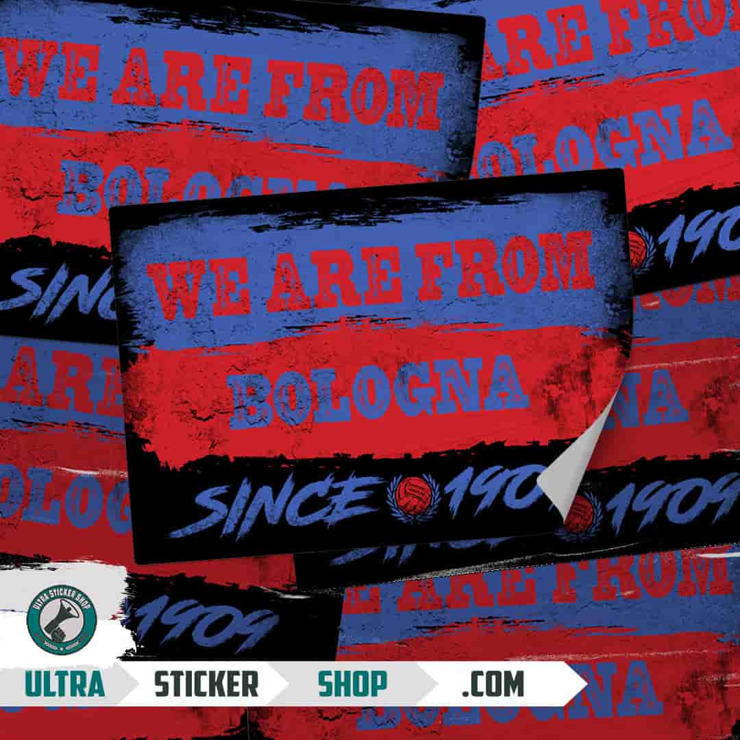 We are from Bologna since 1909 Klistremerker