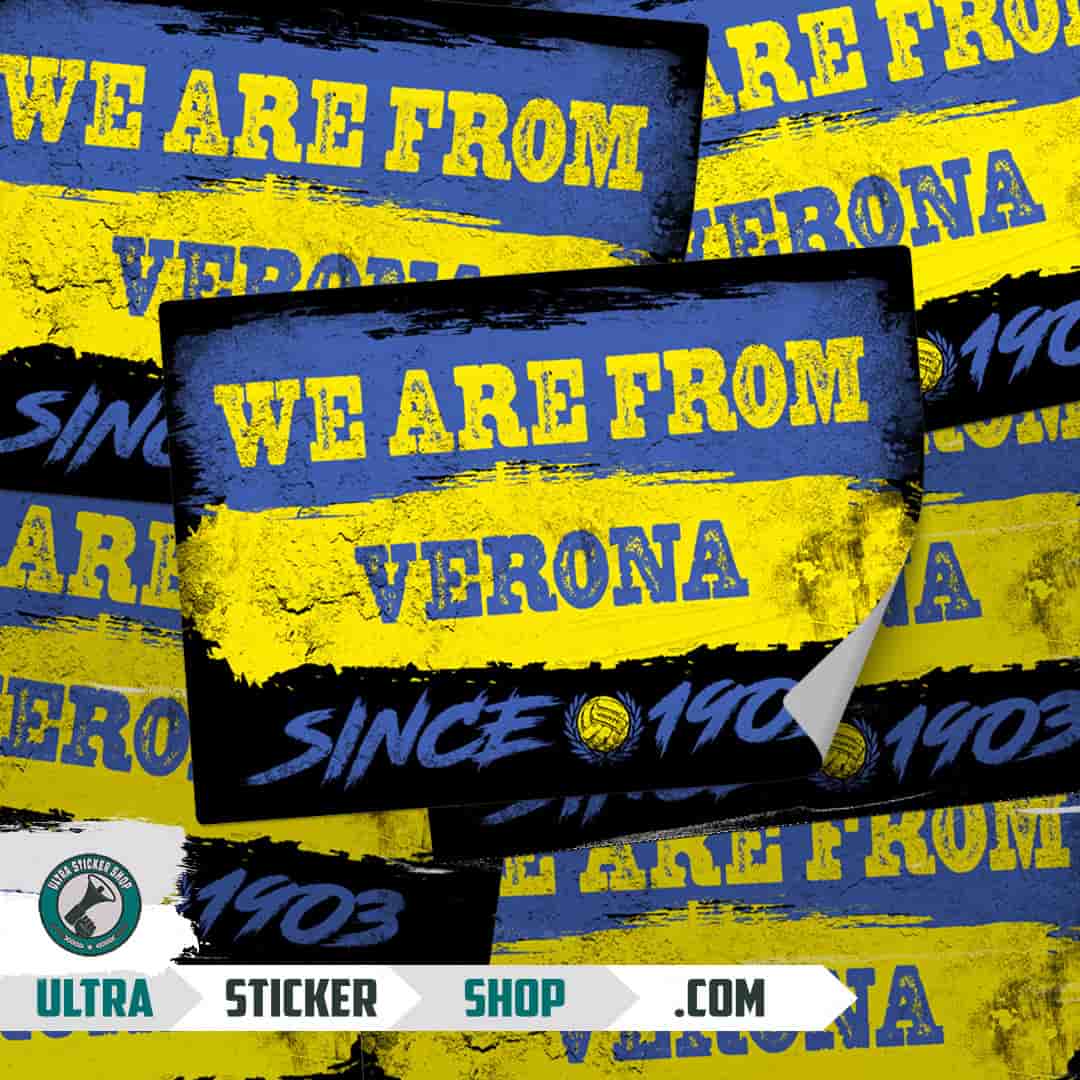 We are from Verona since 1903 Klistremerker