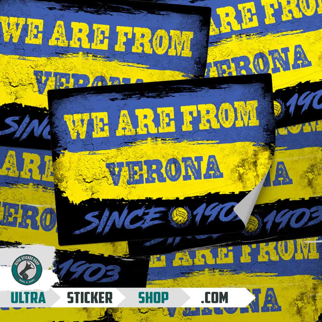 We are from Verona since 1903 Nalepnice