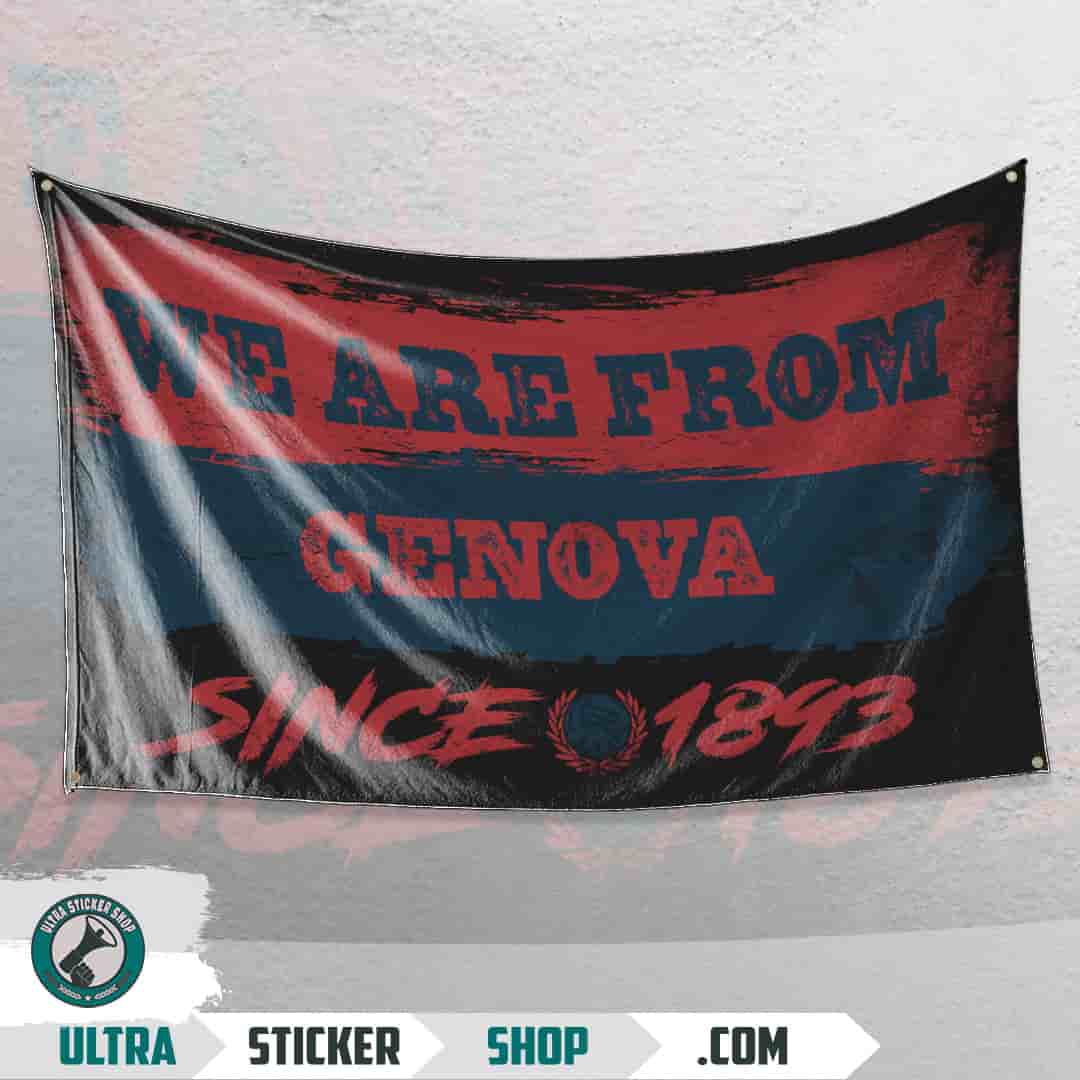 We are from Genova since 1893 Bandera