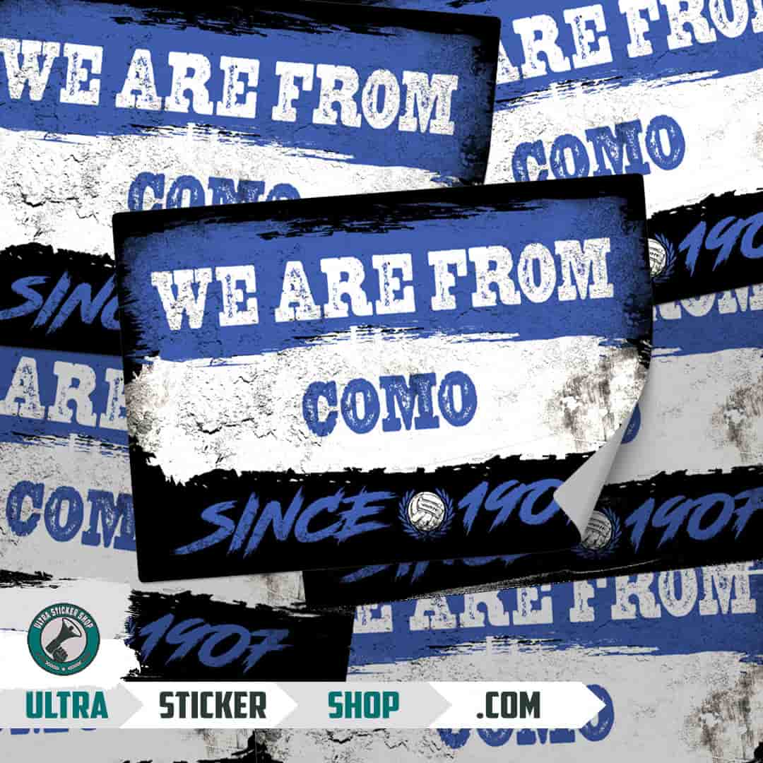 We are from Como since 1907 Autocolante