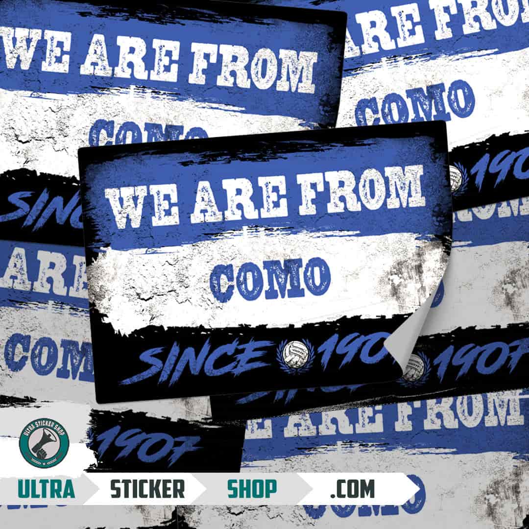 We are from Como since 1907 Autocolante