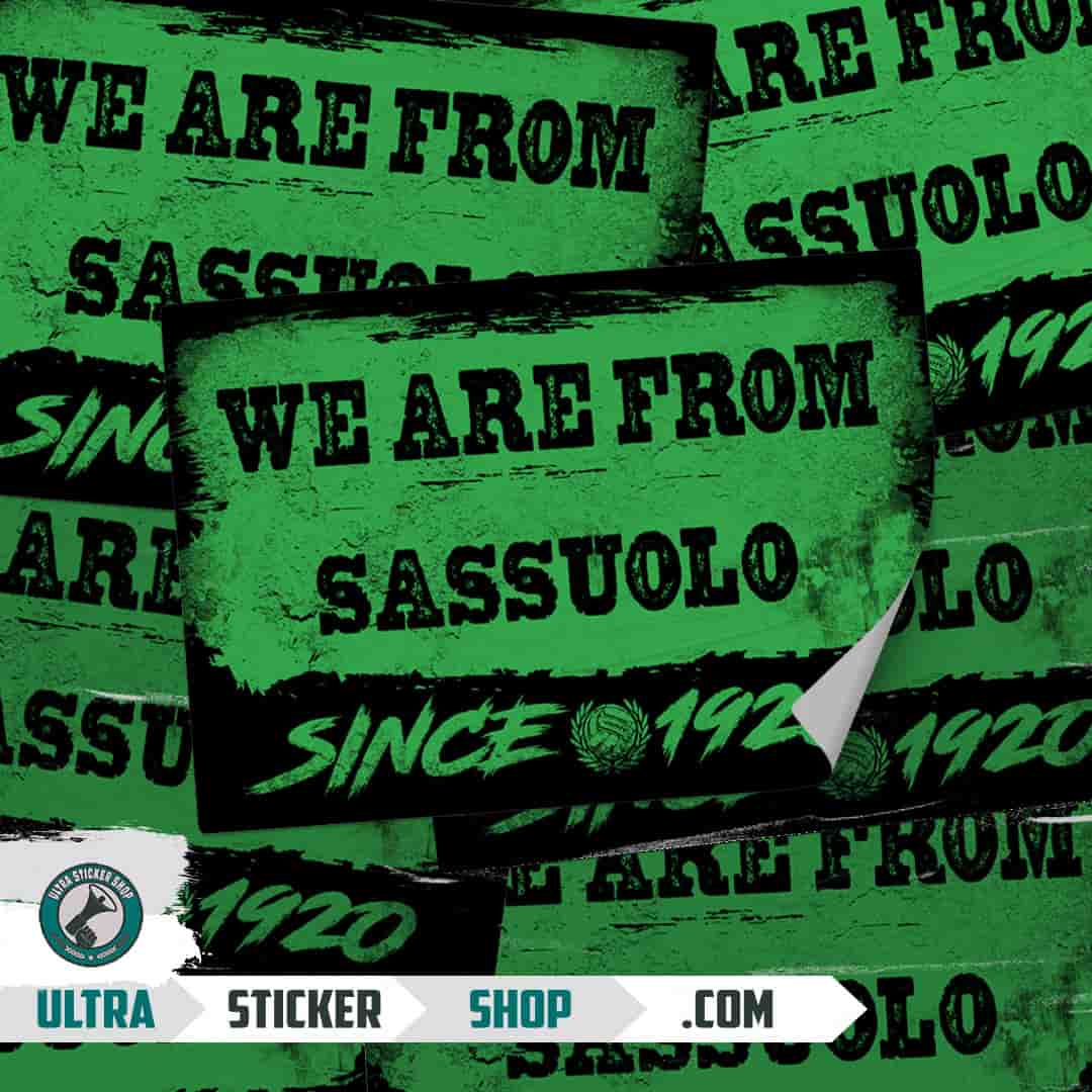 We are from Sassuolo since 1920 Nalepnice
