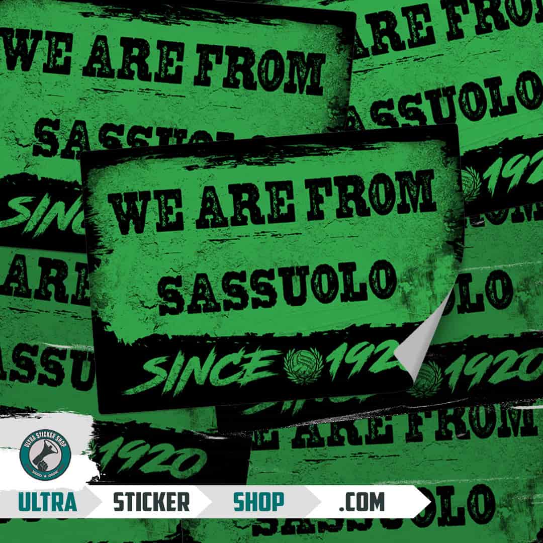 We are from Sassuolo since 1920 Nalepnice