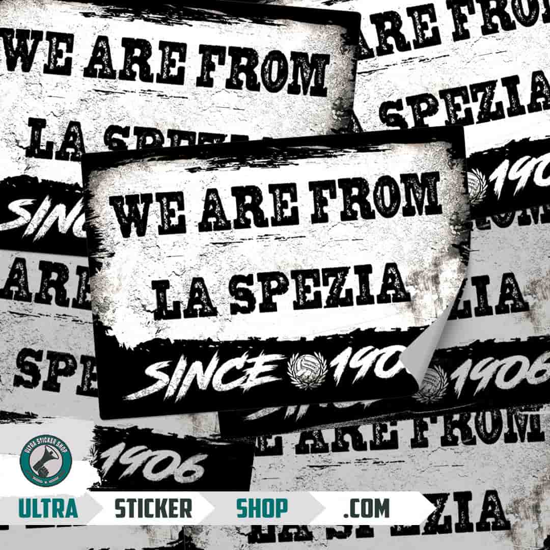 We are from La Spezia since 1906 Aufkleber