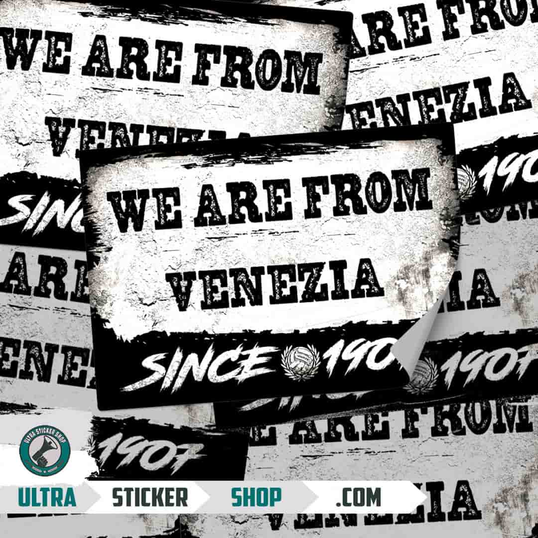 We are from Venezia since 1907 Autocollants