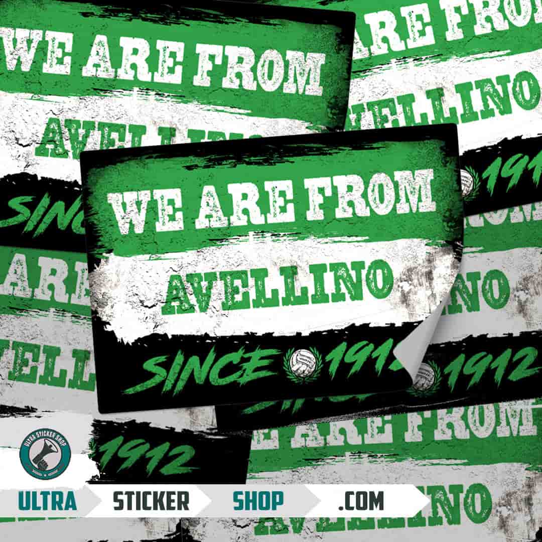 We are from Avellino since 1912 Nalepnice