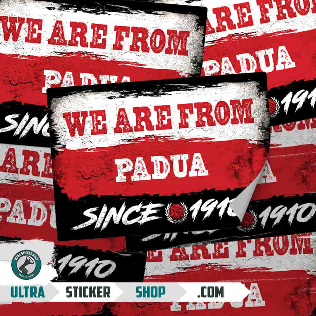 We are from Padua since 1910 Klistermærker