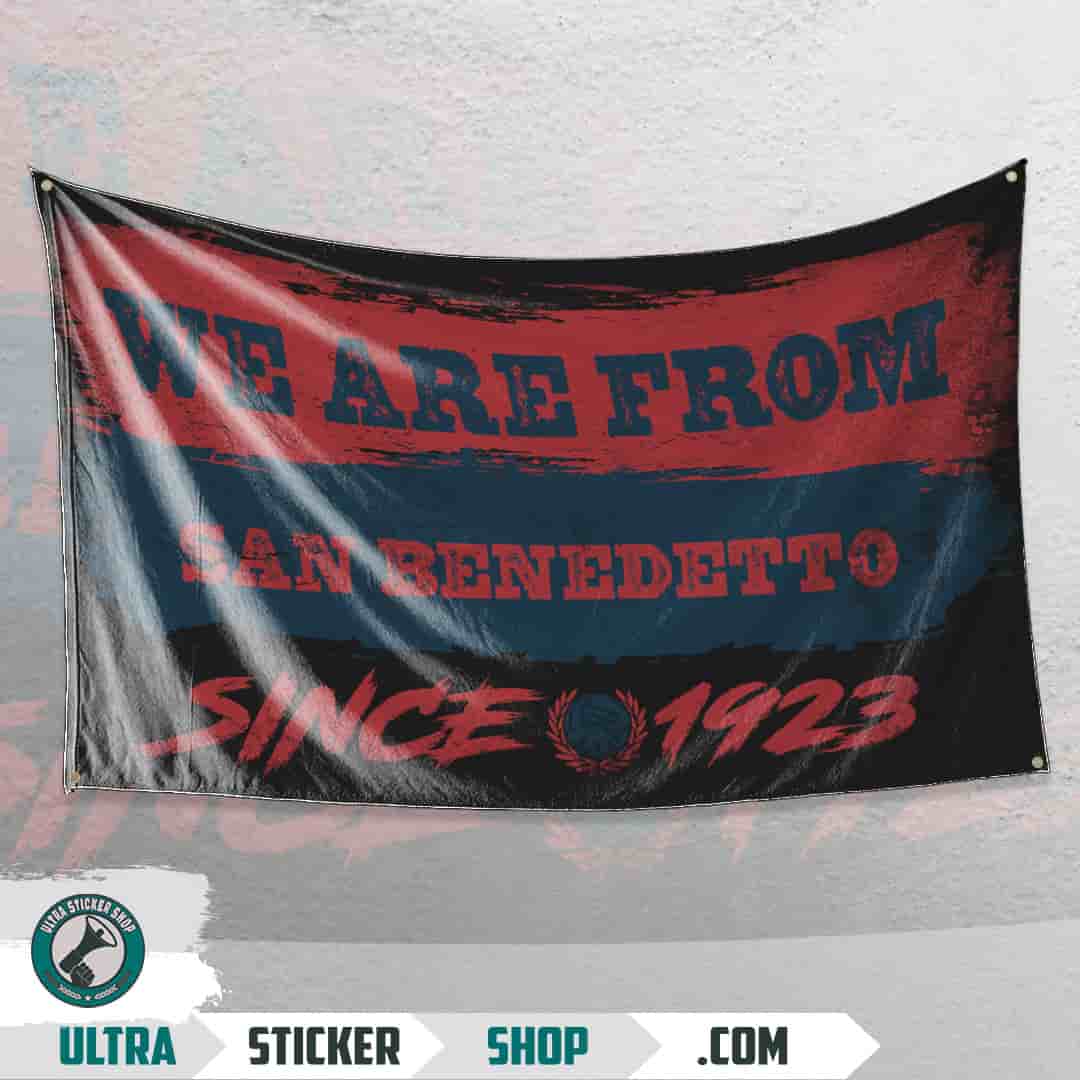 We are from San Benedetto since 1923 Flagge
