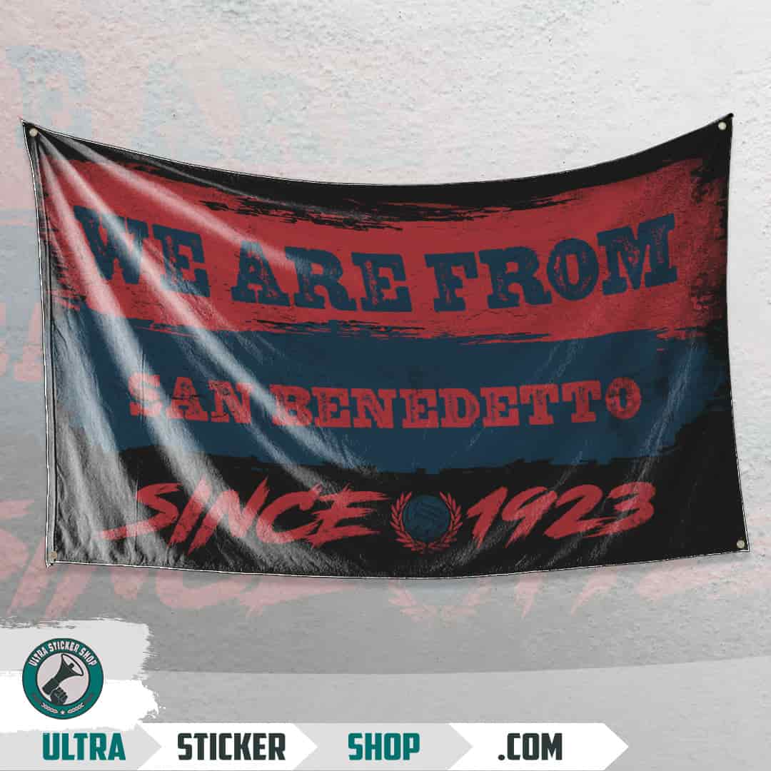 We are from San Benedetto since 1923 Flagge