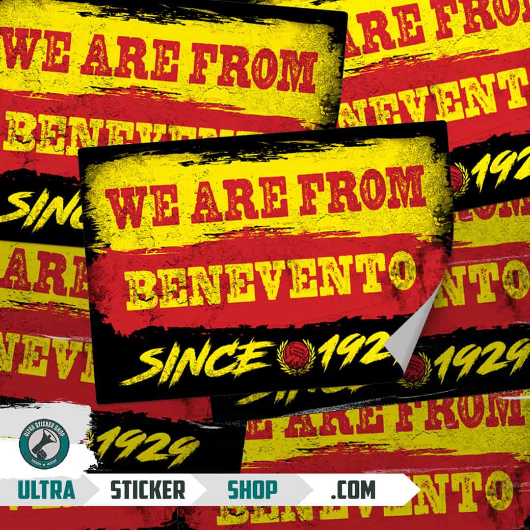 We are from Benevento since 1929 Aufkleber