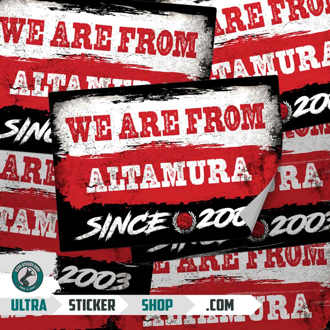 We are from Altamura since 2003 Nalepnice