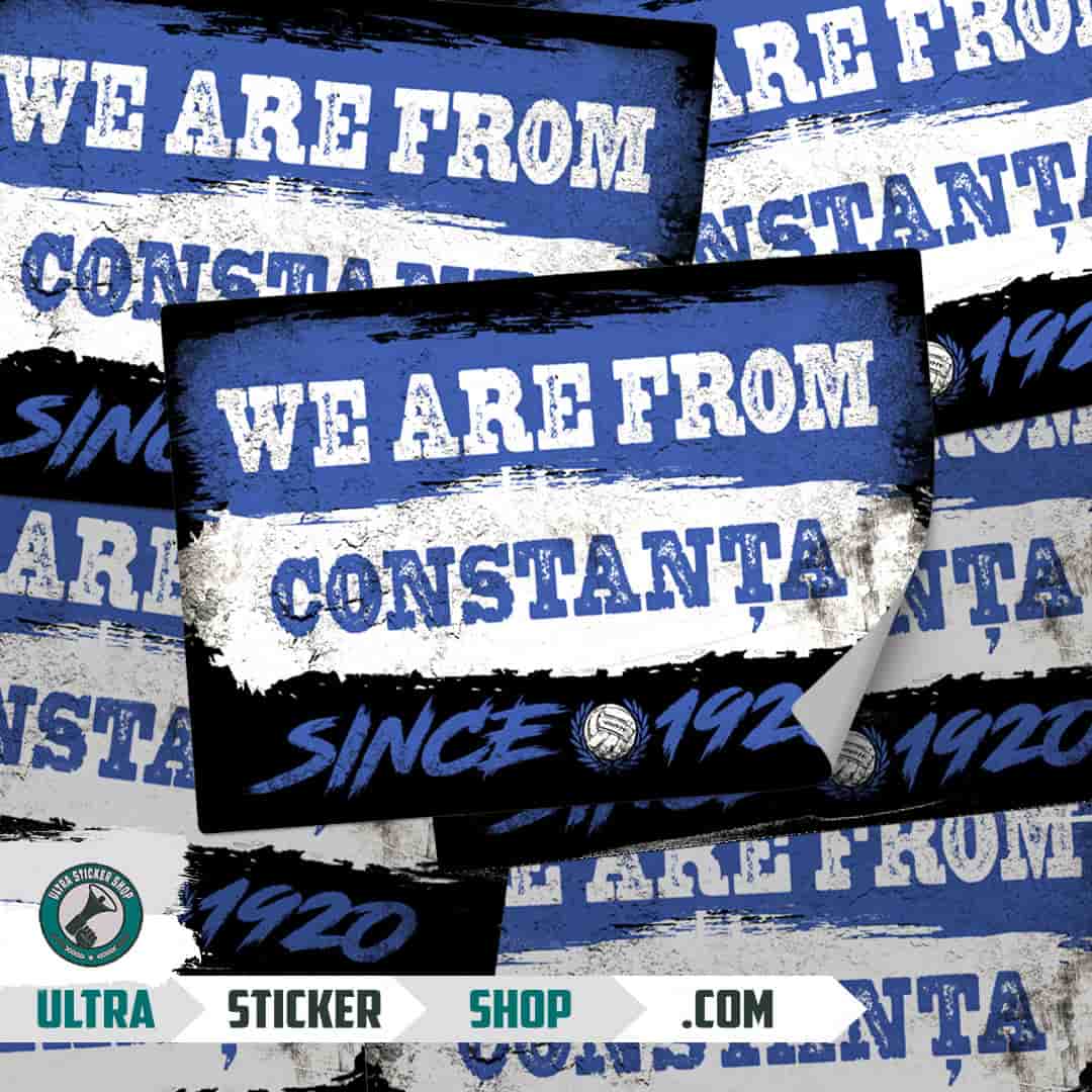 We are from Constanța since 1920 Nalepnice