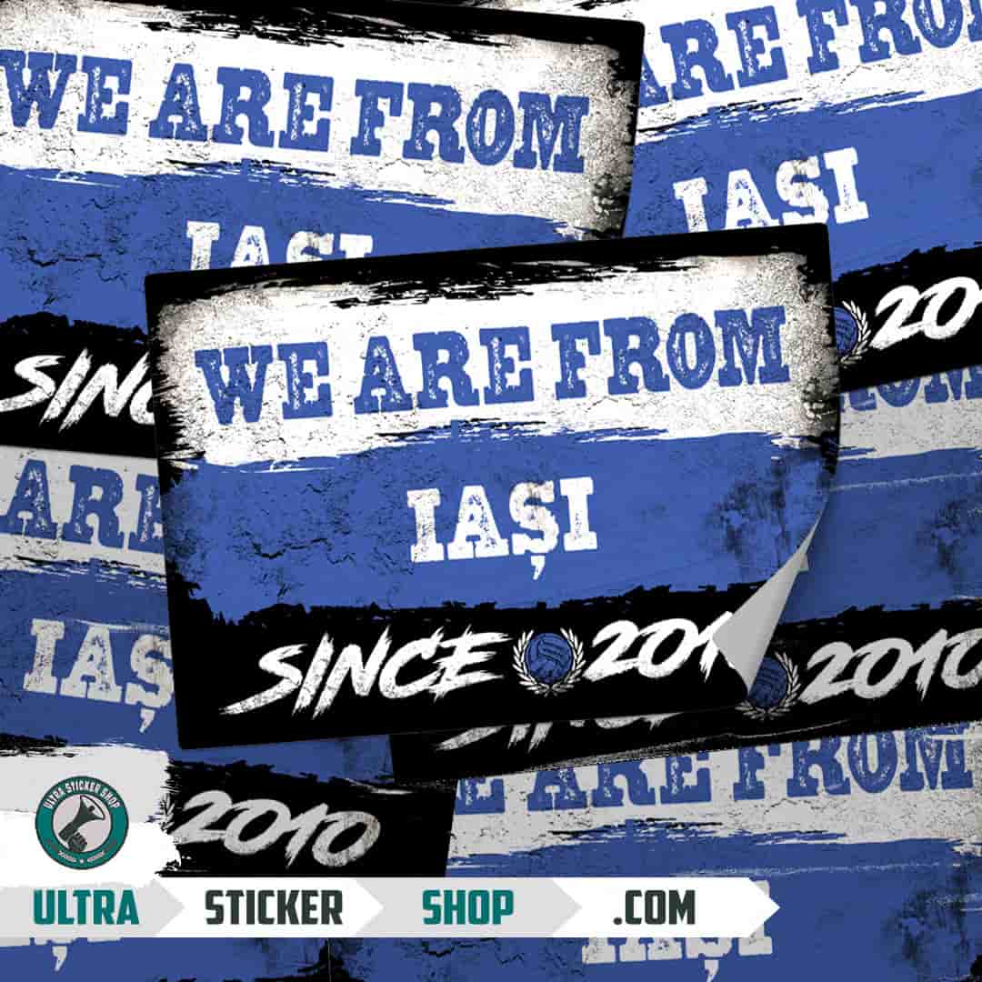 We are from Iași since 2010 Aufkleber