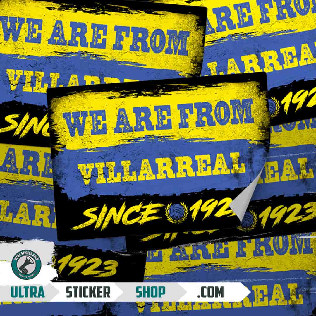 We are from Villarreal since 1923 Aufkleber