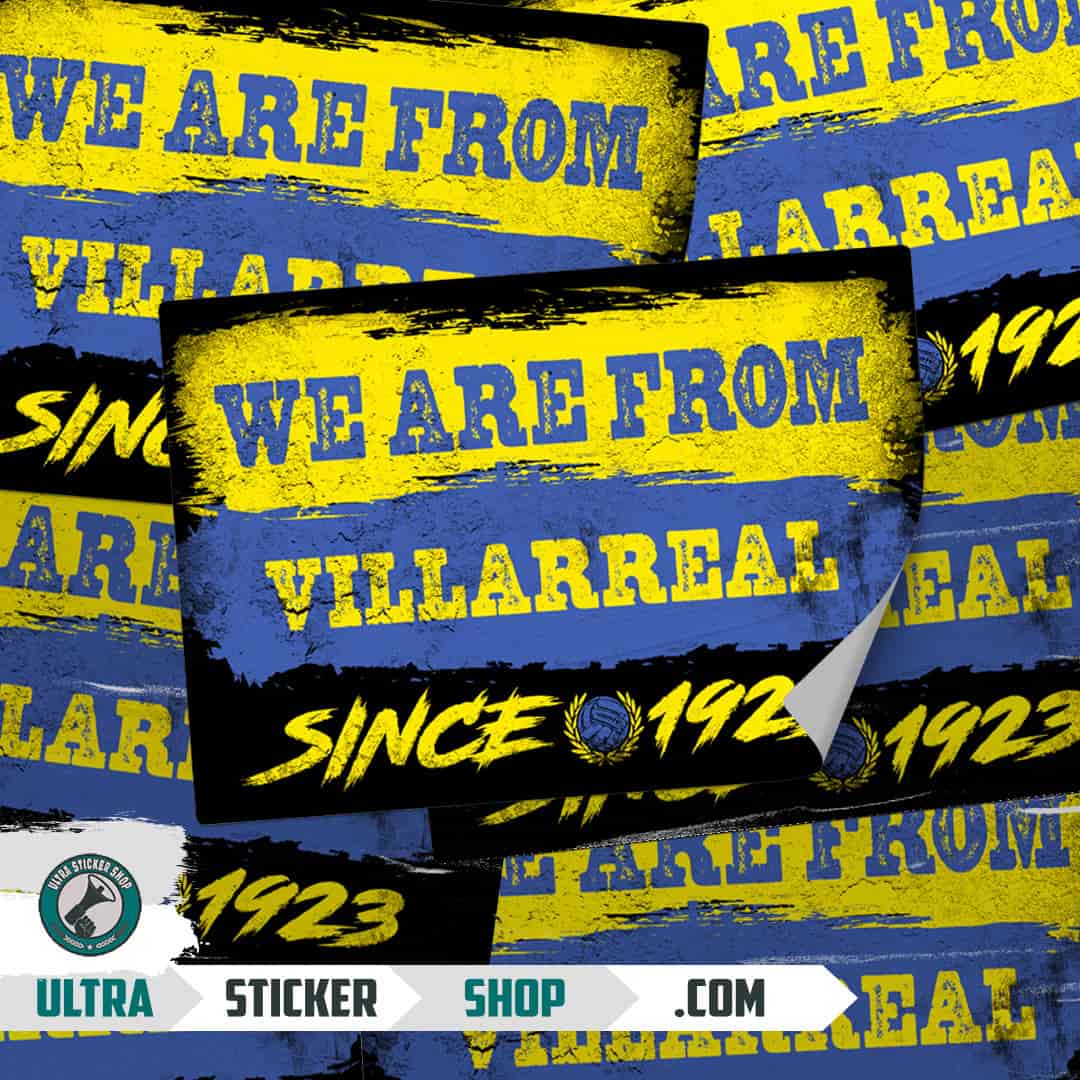 We are from Villarreal since 1923 Aufkleber