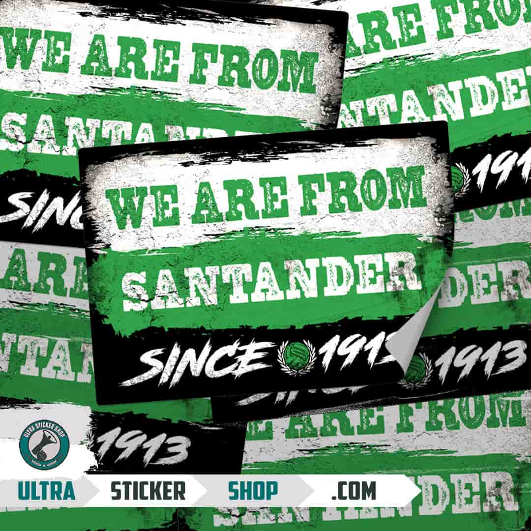 We are from Santander since 1913 Naljepnice