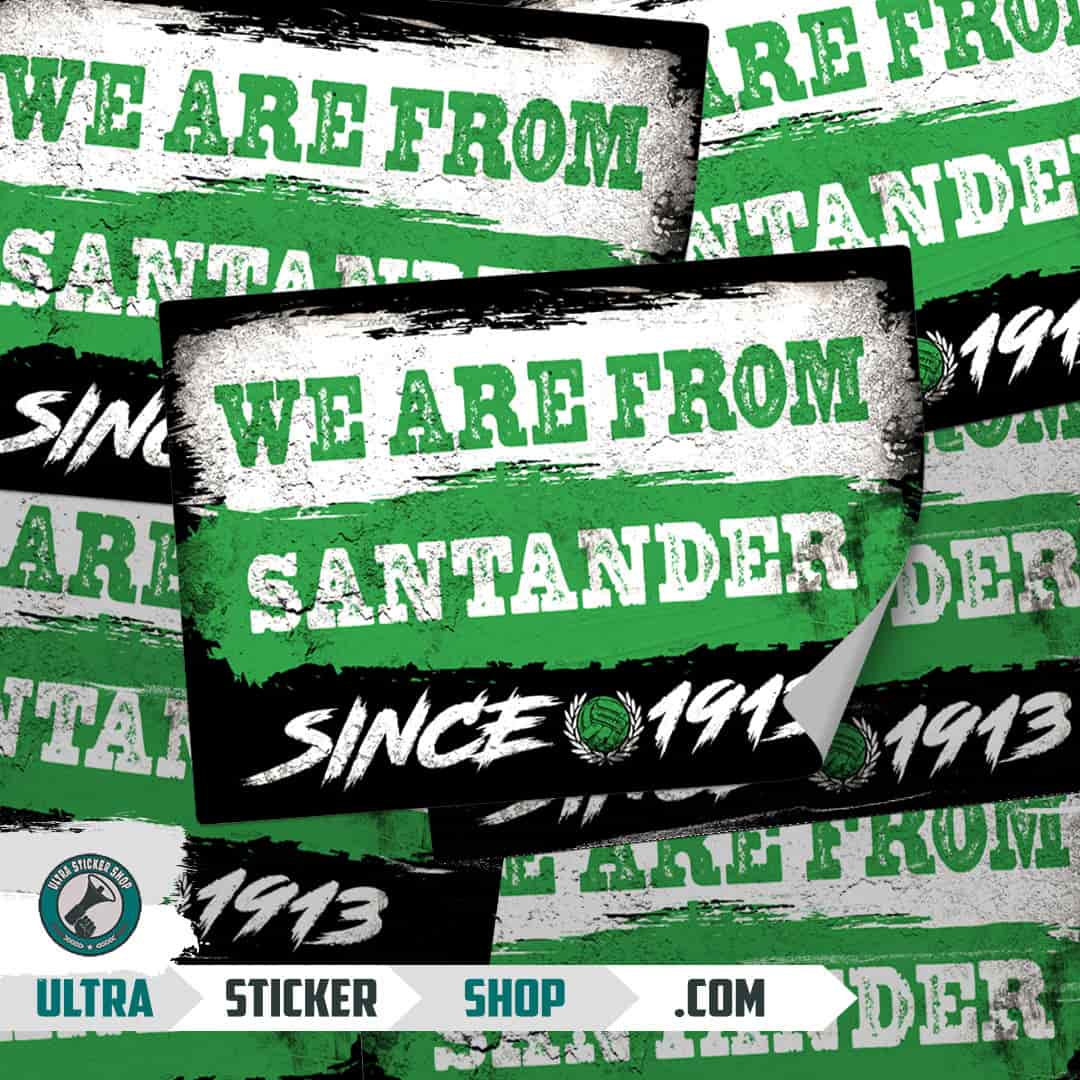 We are from Santander since 1913 Naljepnice