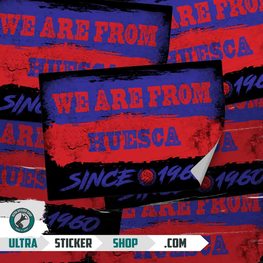 We are from Huesca since 1960 Pegatinas