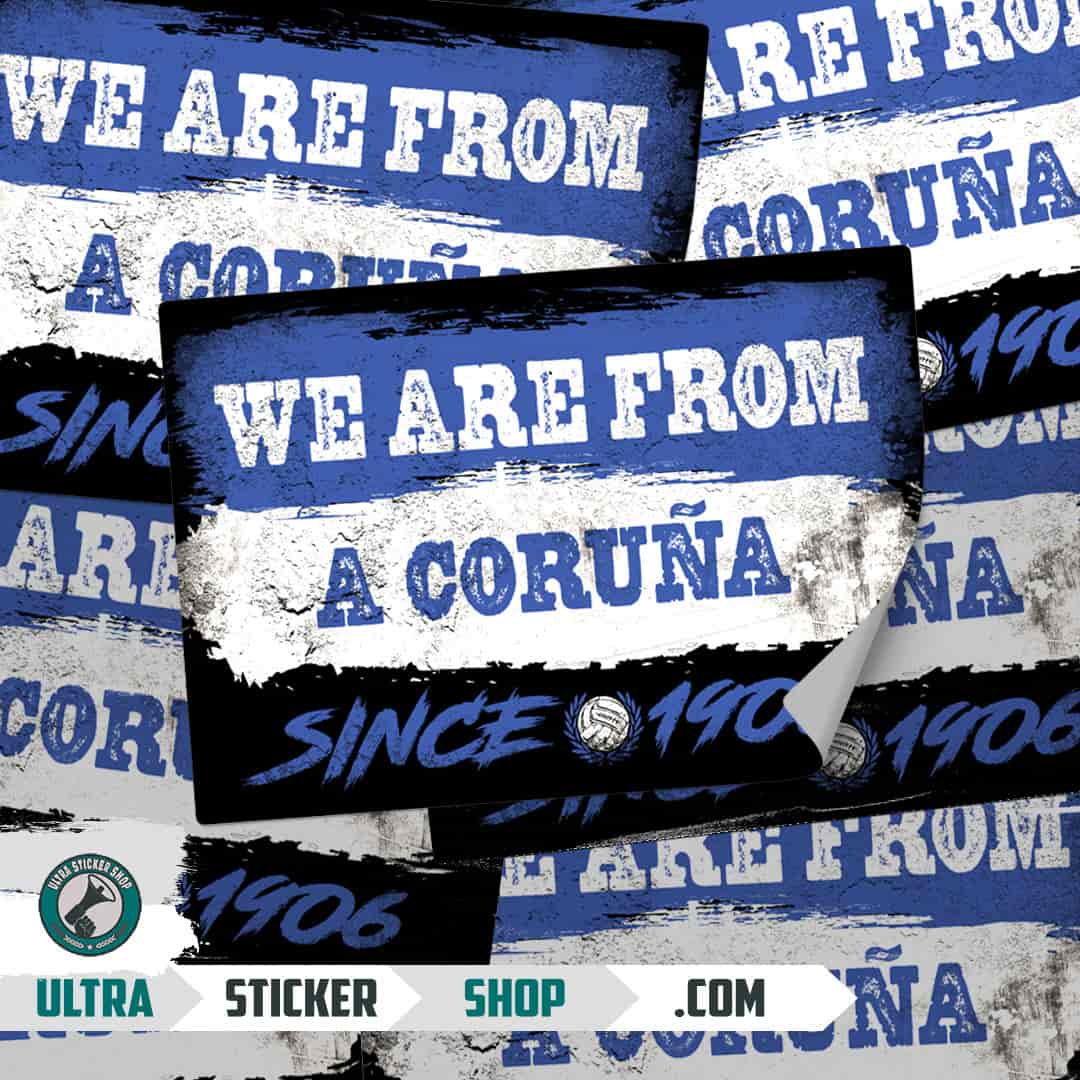 We are from a Coruña since 1906 Naljepnice