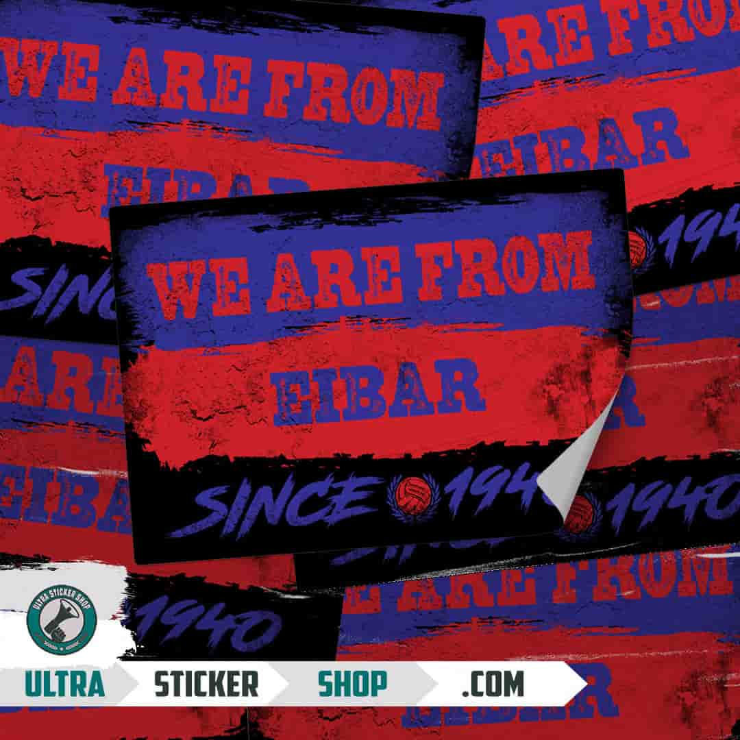 We are from Eibar since 1940 Nalepnice