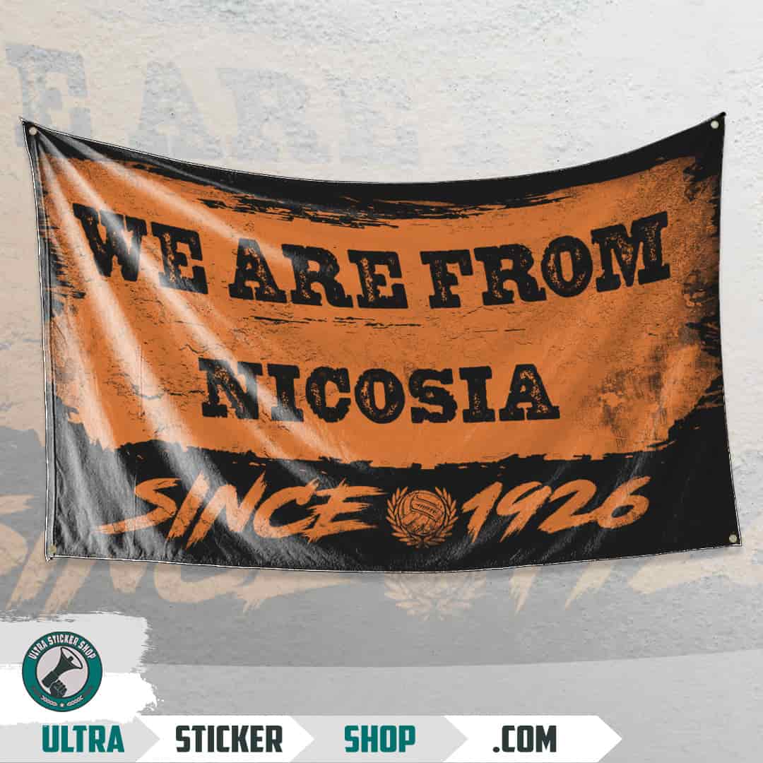 We are from Nicosia since 1926 Drapeau