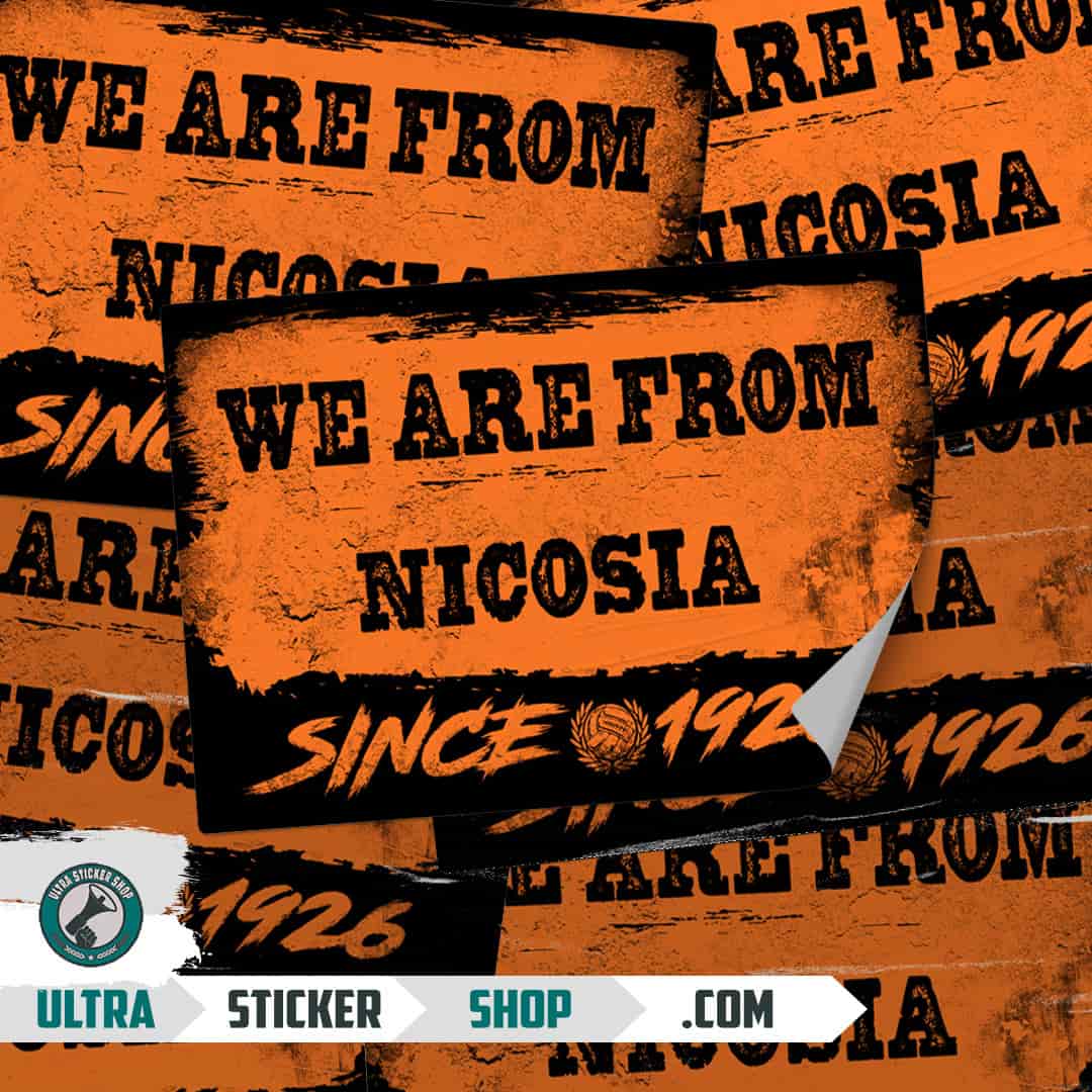 We are from Nicosia since 1926 Autocollants