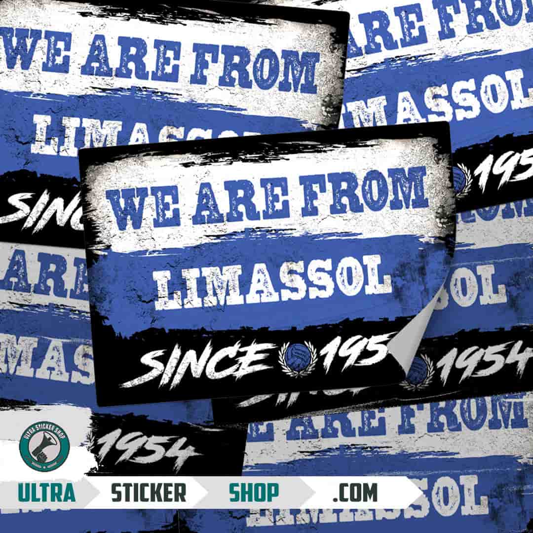 We are from Limassol since 1954 Nalepnice