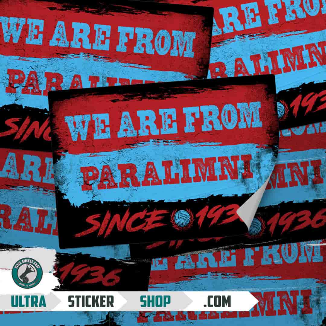 We are from Paralimni since 1936 Nalepnice