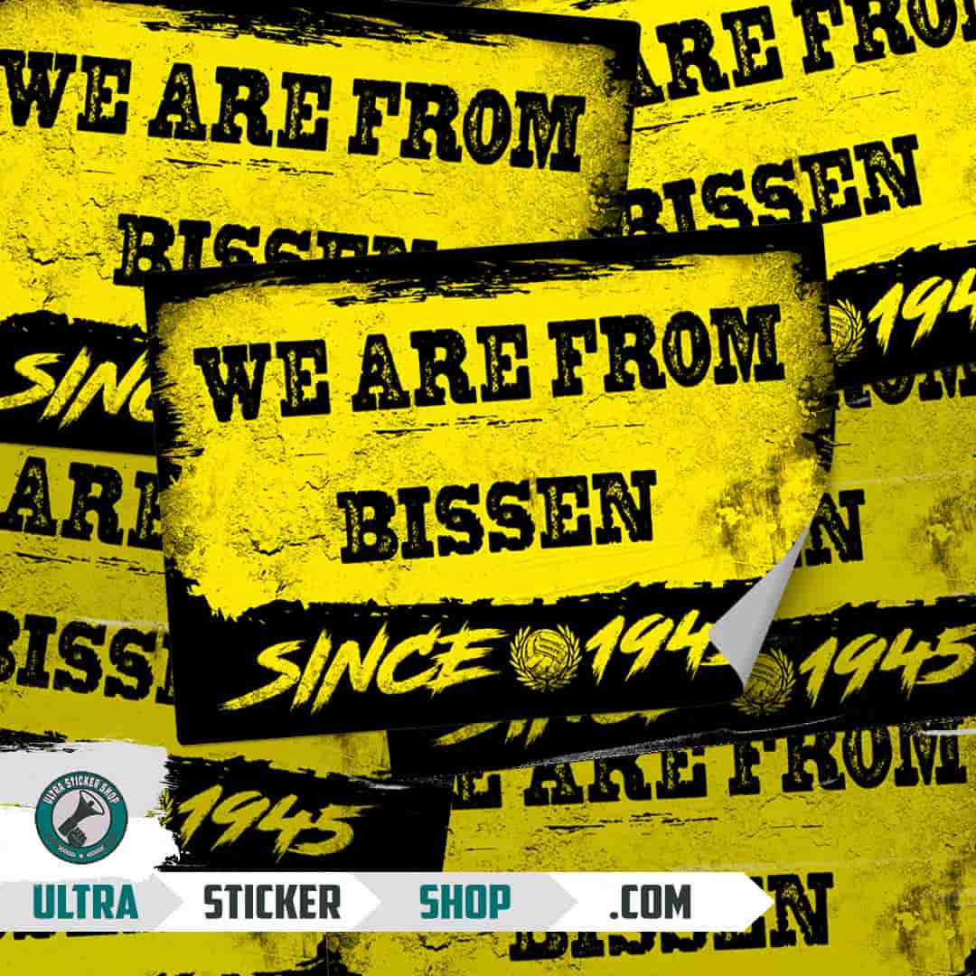 We are from Bissen since 1945 Nalepnice