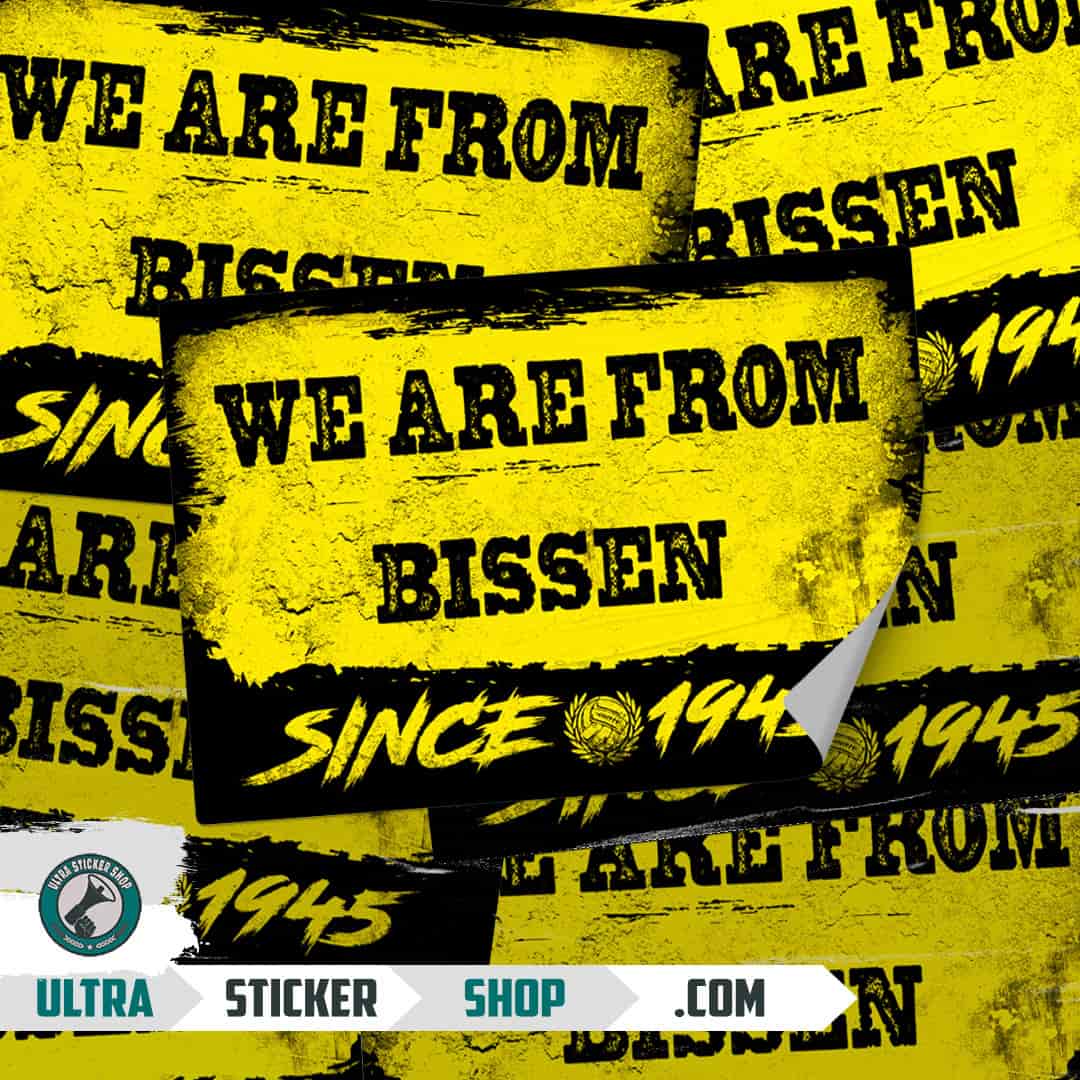 We are from Bissen since 1945 Nalepnice