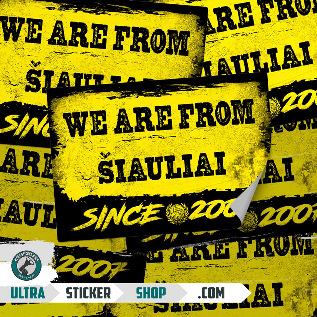 We are from Šiauliai since 2007
