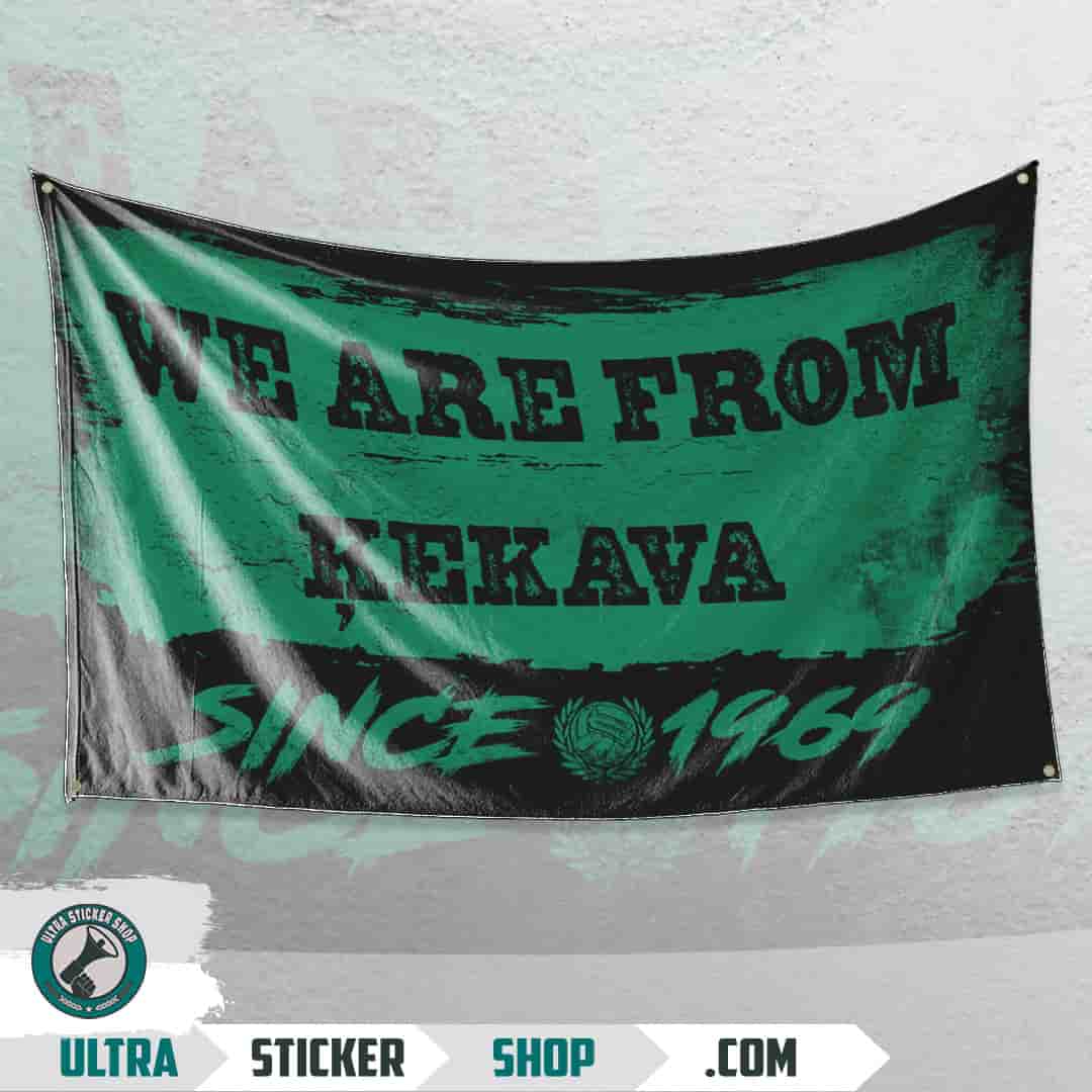 We are from Ķekava since 1969 Flagge