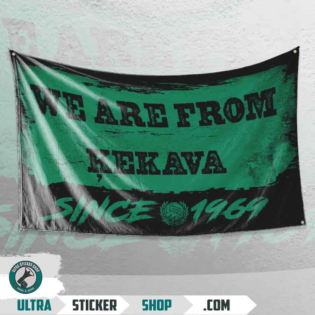 We are from Ķekava since 1969 Flagge