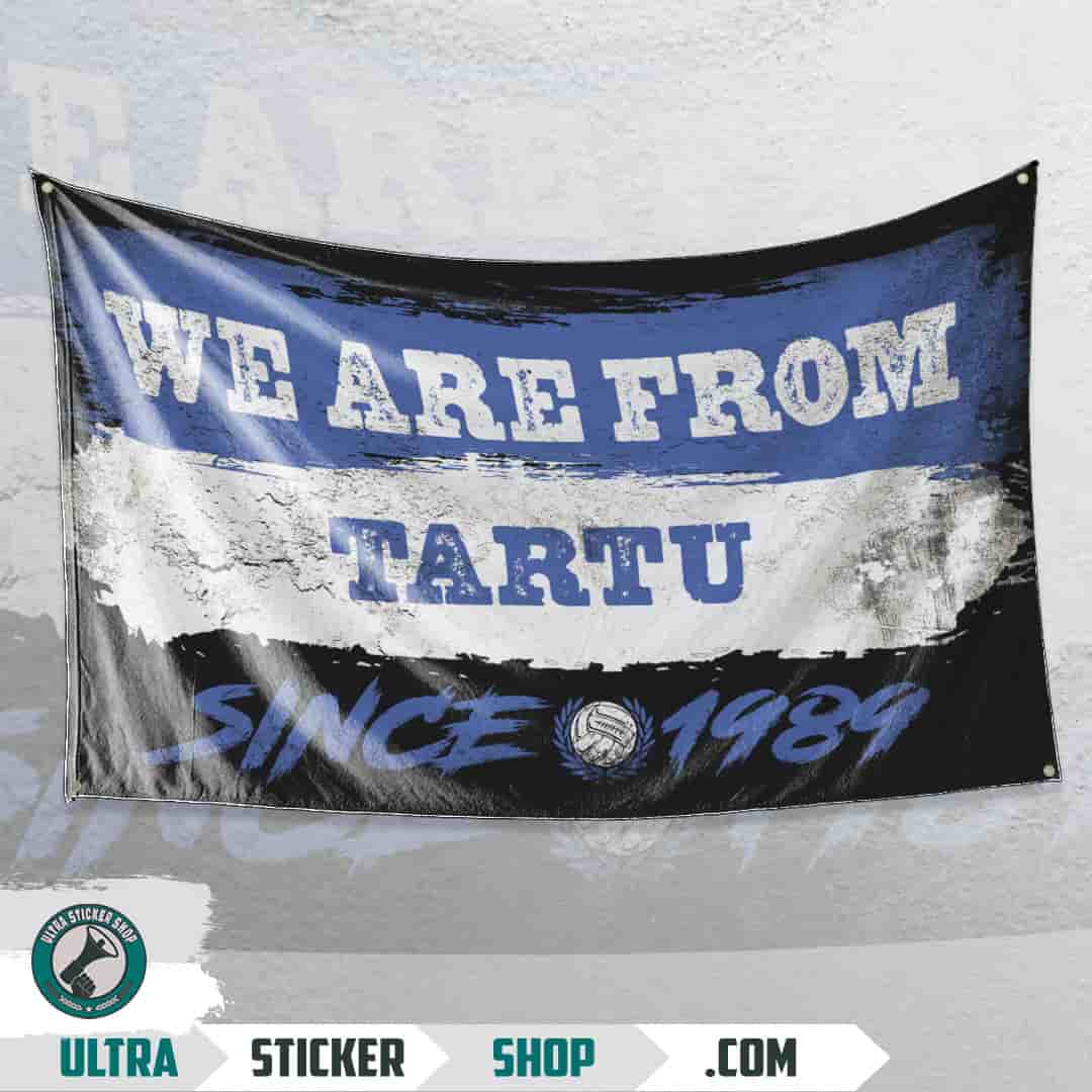 We are from Tartu since 1989 Bandiera
