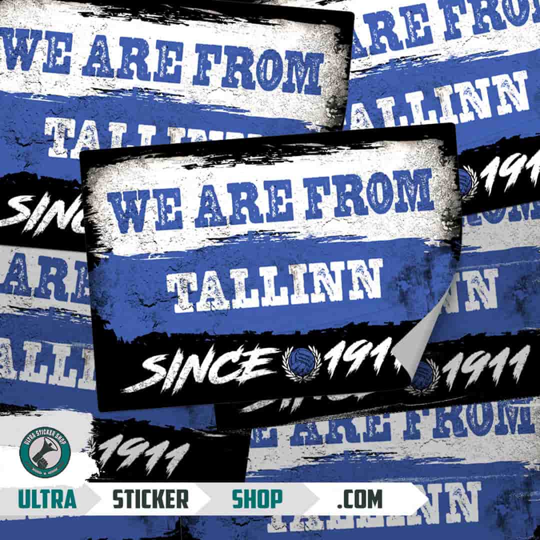 We are from Tallinn since 1911 Nalepnice