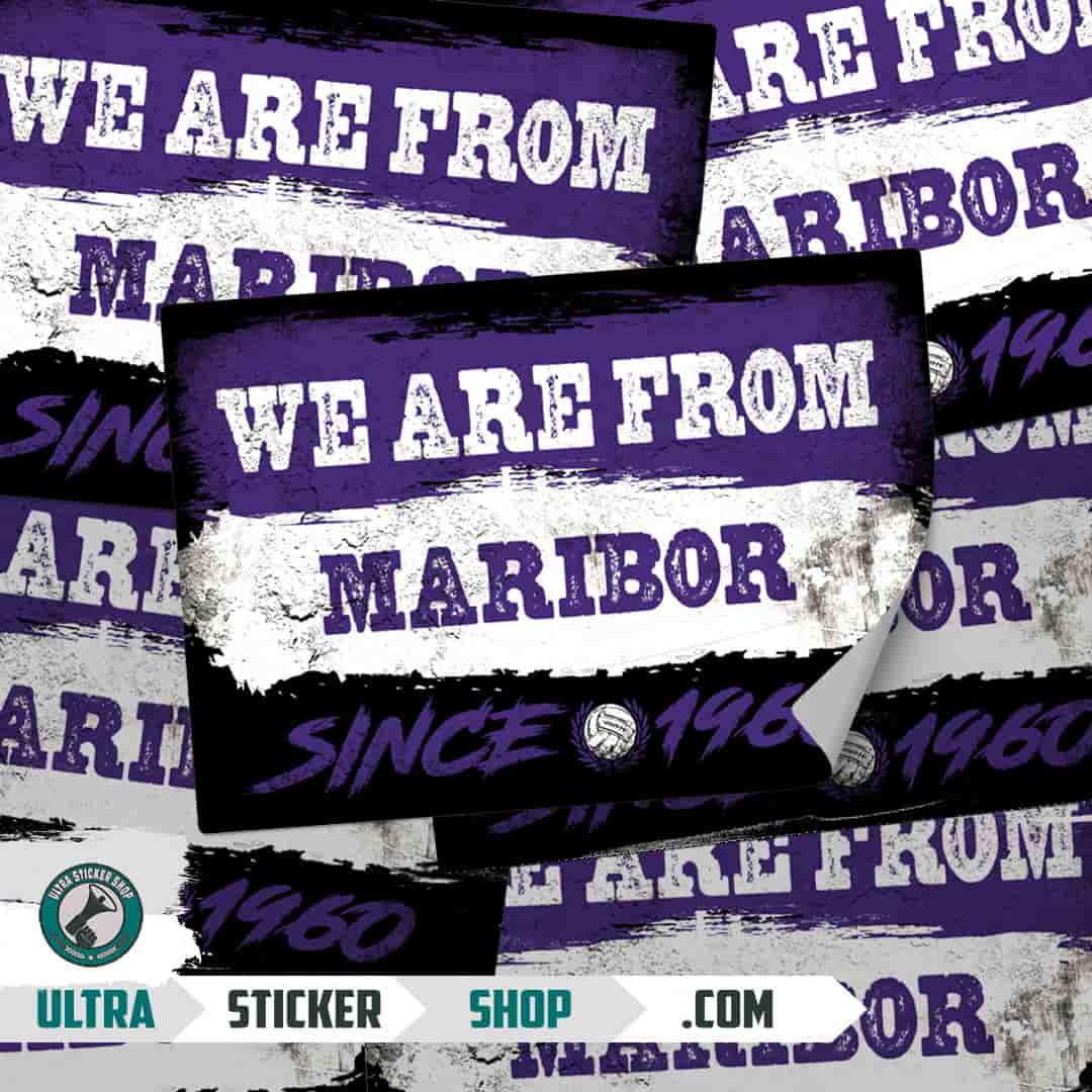 We are from Maribor since 1960 Nalepnice