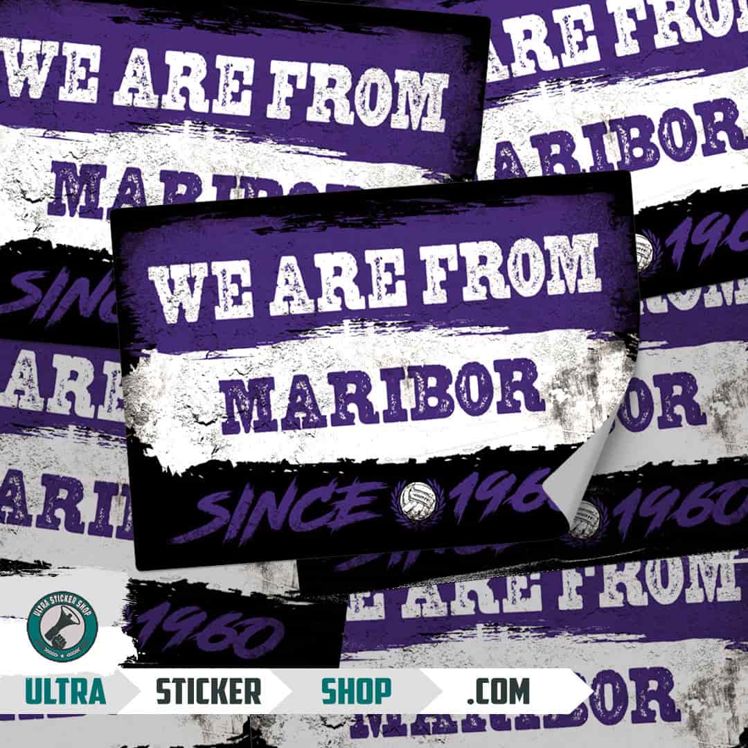 We are from Maribor since 1960 Nalepnice
