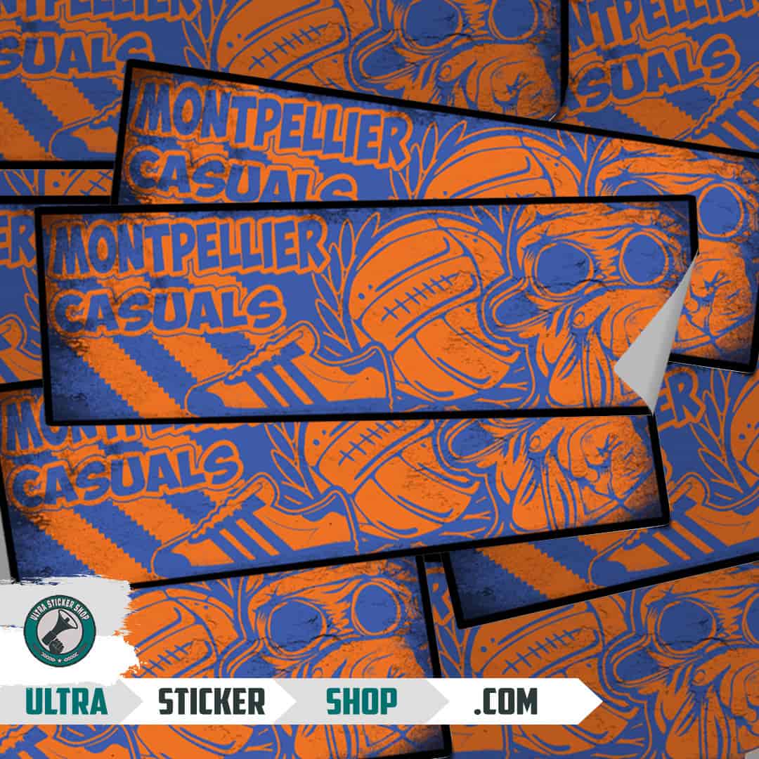 Montpellier casuals Aufkleber