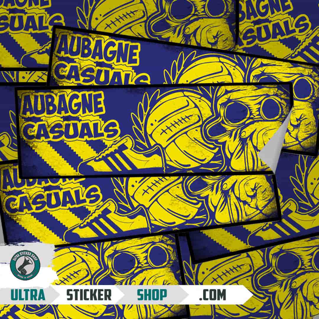 Aubagne casuals Nalepnice